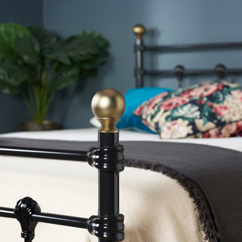 Borough Wharf Bed Frame, Double (4'6), Black