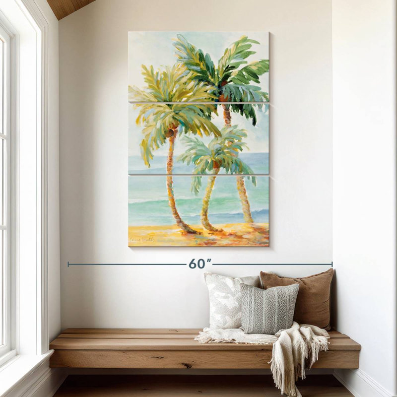 Gillard Palms In Paradise I, H 50 po x l 32 po