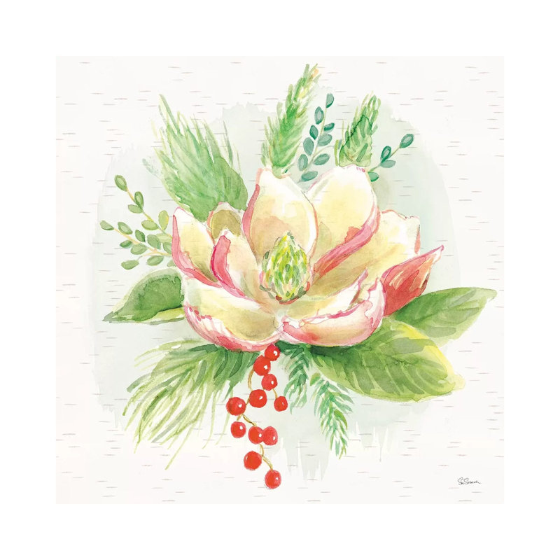 Winter Blooms V by Sue Schlabach - Gallery-Wrapped Canvas Giclée on Canvas, Canvas, 66.04 cm H x 66.04 cm W x 1.91 cm D