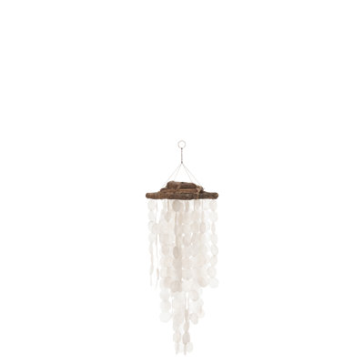 Boylon Fabric/Wood Abstract Wind Chime