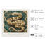 Animaux, animaux, William Morris, serpent II, reproduction d'art sans cadre-1396872861