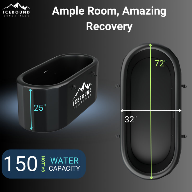 The Endeavor Cold Plunge with 0.5HP Chiller