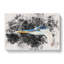 Heron Portrait Watercolour - Wrapped Canvas-56661041