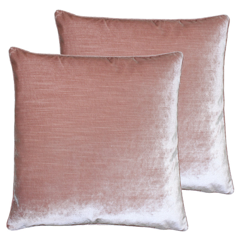 Grey Square Cushion, Cranberry, Polyester