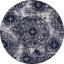 Tapis rond rond Oneita Ikat Sapphire-94661966