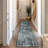 Transitional Bohemian Distressed Washable Non Slip Area Rug-1931792740