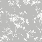 Luxe Haven Floral Mist 9' L x 20.5" W Peel and Stick Wallpaper Roll