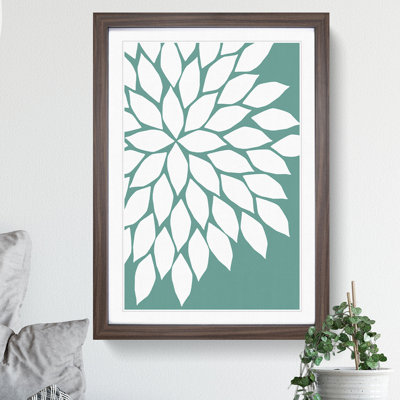 Abstract Leaves No.1 - Picture Frame Graphic Art
