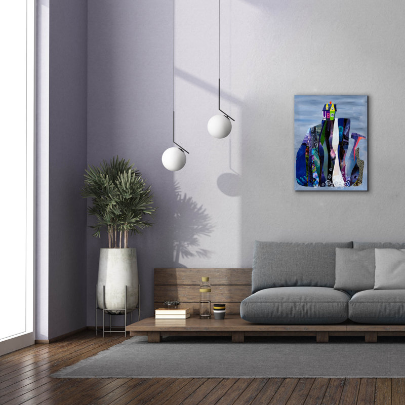 'Up 4' by Artpoptart Canvas Wall Art, 34" H x 26" W x 1.5" D