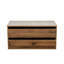 Glowden Modern Stackable Glass Door Cabinet with Melamine Finish