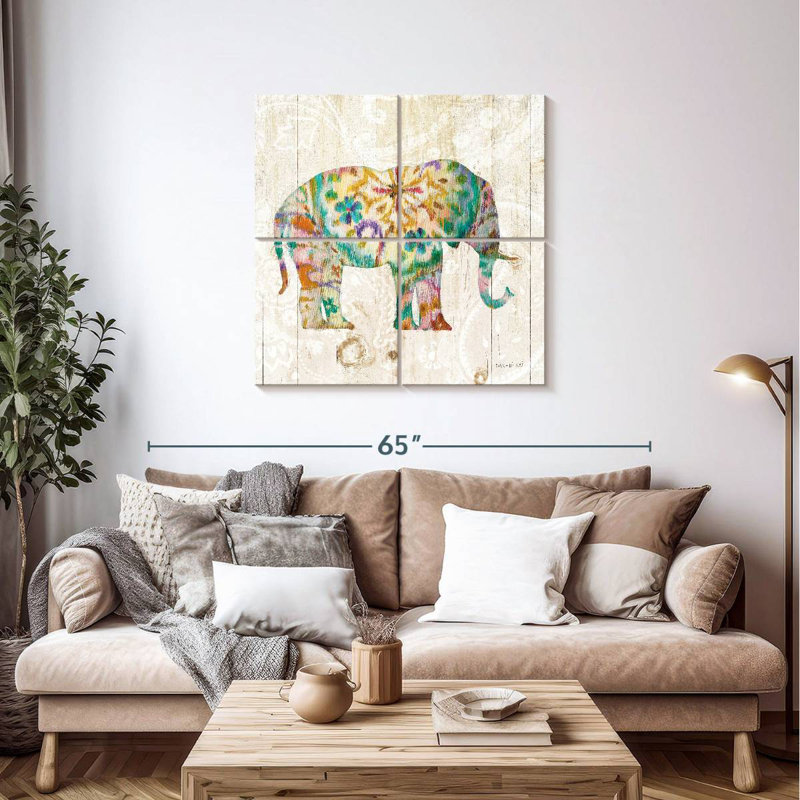 Éléphant Bramho Boho Paisley I