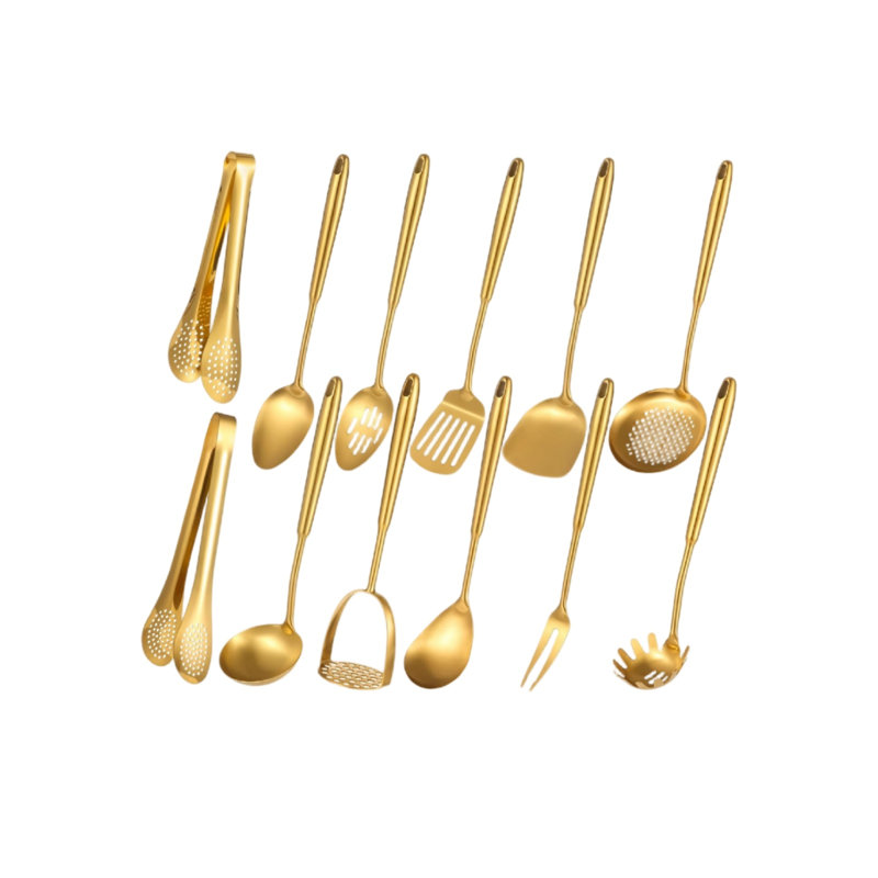 Excellent Cooking Gadgets Tools Set, Stainless Steel Cooking Utensils 12 Pcs