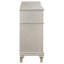 Keymari 4-drawer Sideboard Buffet Cabinet Silver Oak
