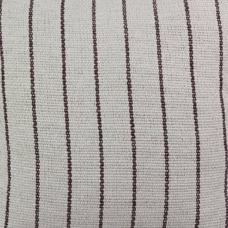 Houndstooth Woven Pillow, Beige Striped