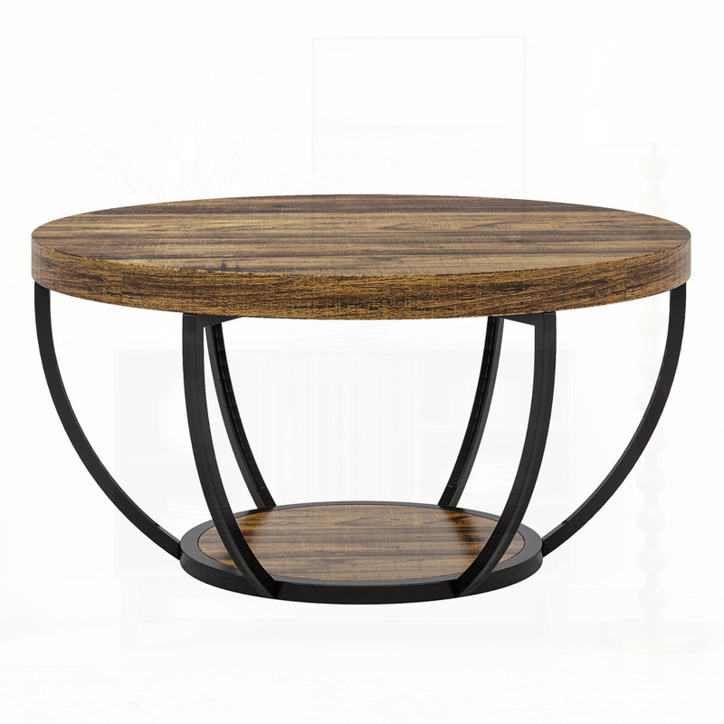 Table basse moderne Modern, Noyer