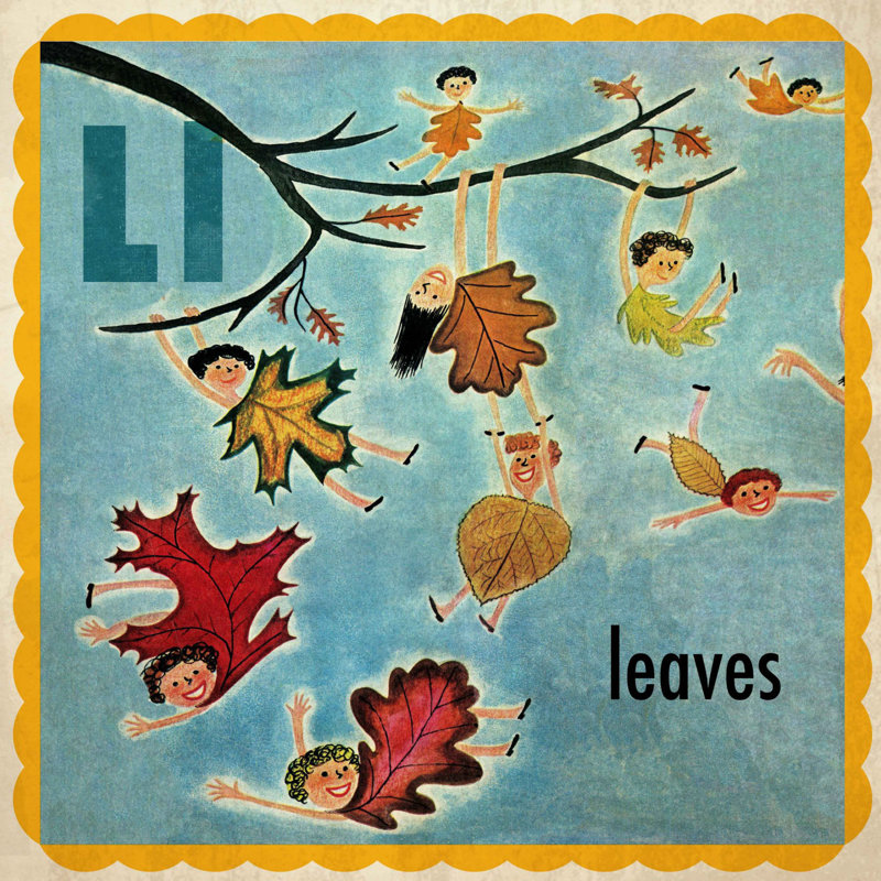 Leaves - Wrapped Canvas Print, 81cm H x 81cm W