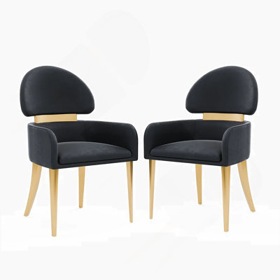Deux fauteuils de style contemporain pour la salle à manger