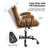 Kaynath Modern 25" W Faux Leather Office Chair with Lumbar Support-2109729001