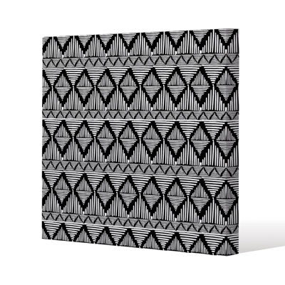 Geometric Line Pattern Slim Style Canvas Print