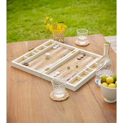 Backgammon laqué