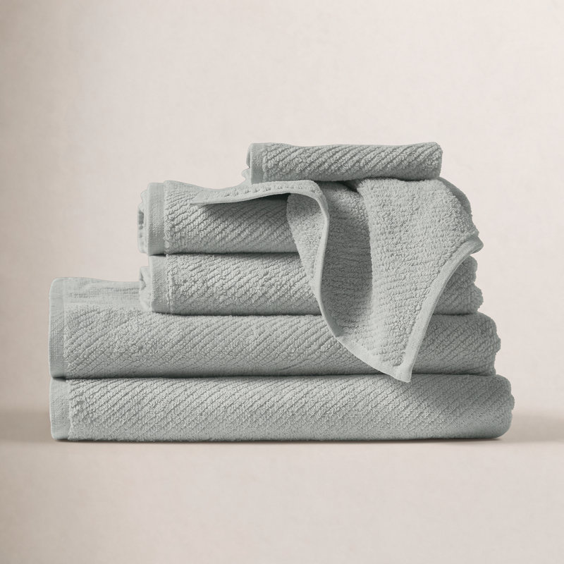 Air Weight Organic Towel Set, Sea Mist