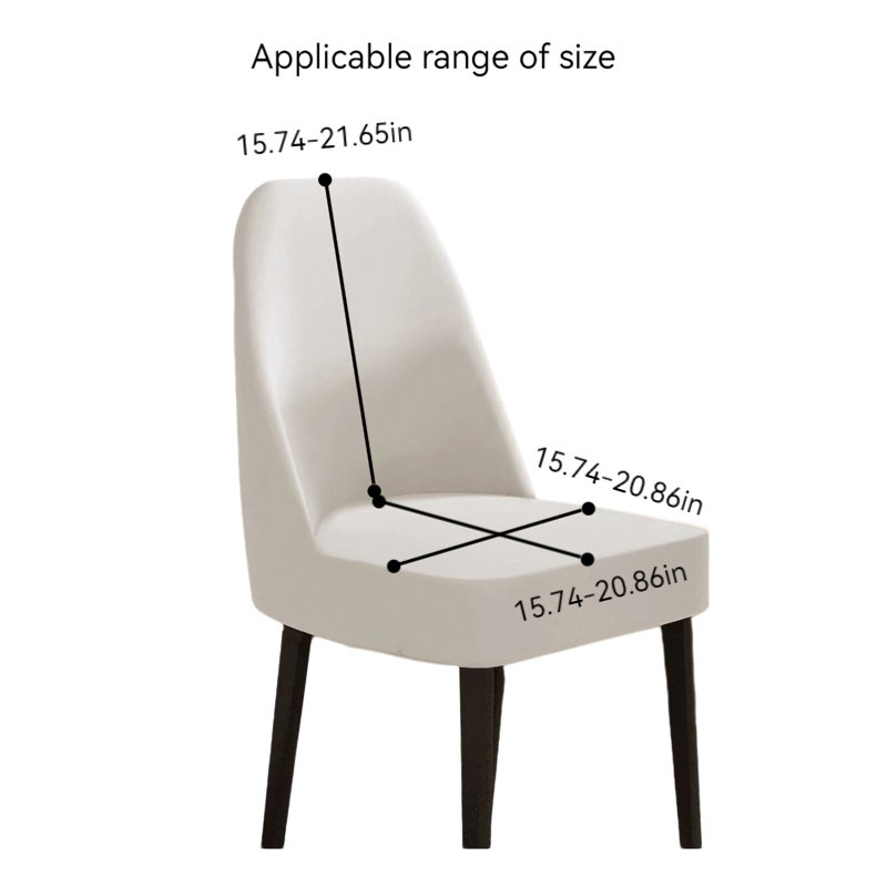 Housse pour chaise de salle à manger