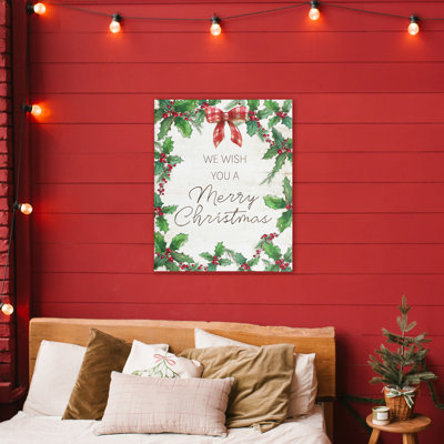 «Wish You Merry Christmas», toile par Bow, design par Nan