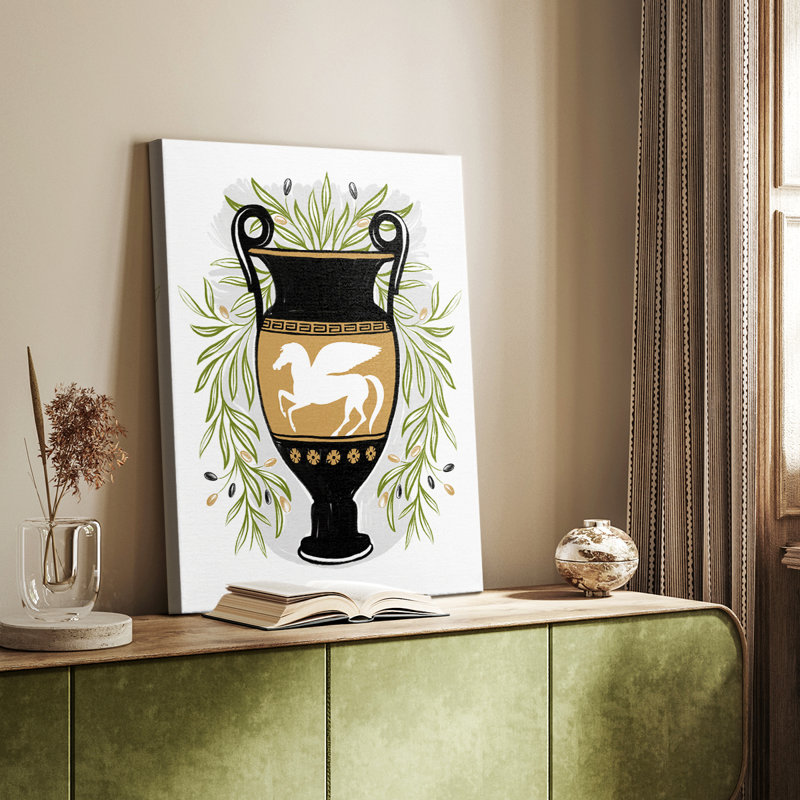 Vases grecs III - galerie Cavas sur mesure, H 18 po x l 12 po
