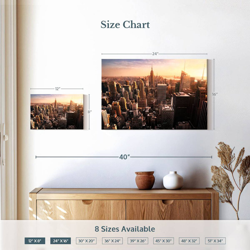 Nicci NY City Buildings, H 16 po x l 24 po