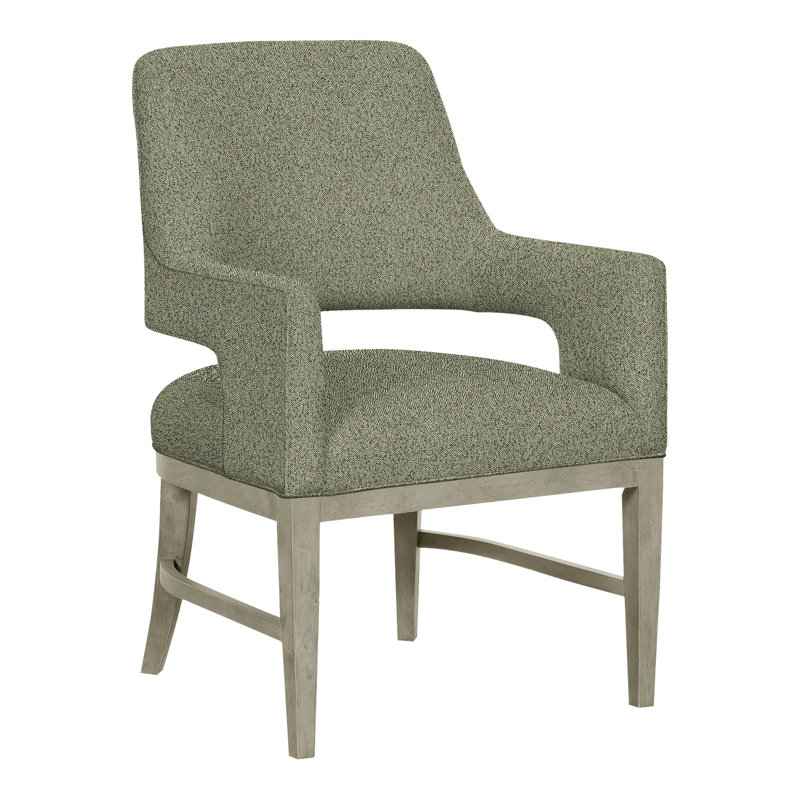 Chaise avec accoudoirs Josie Grande, Polypropylène / oléfine 8794 noisette, Amande chamois