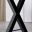 Dulane Metal Base Dining Table-1875810378