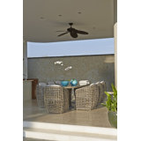 Dynasty Outdoor 7 - Piece Dining Set with Cushions