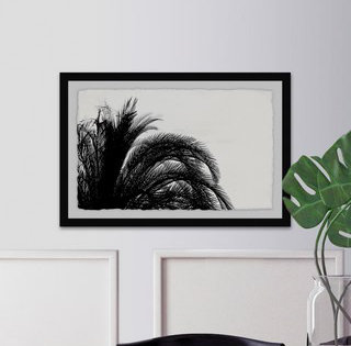 Palm Tree Foliage - Picture Frame Graphic Art Print
