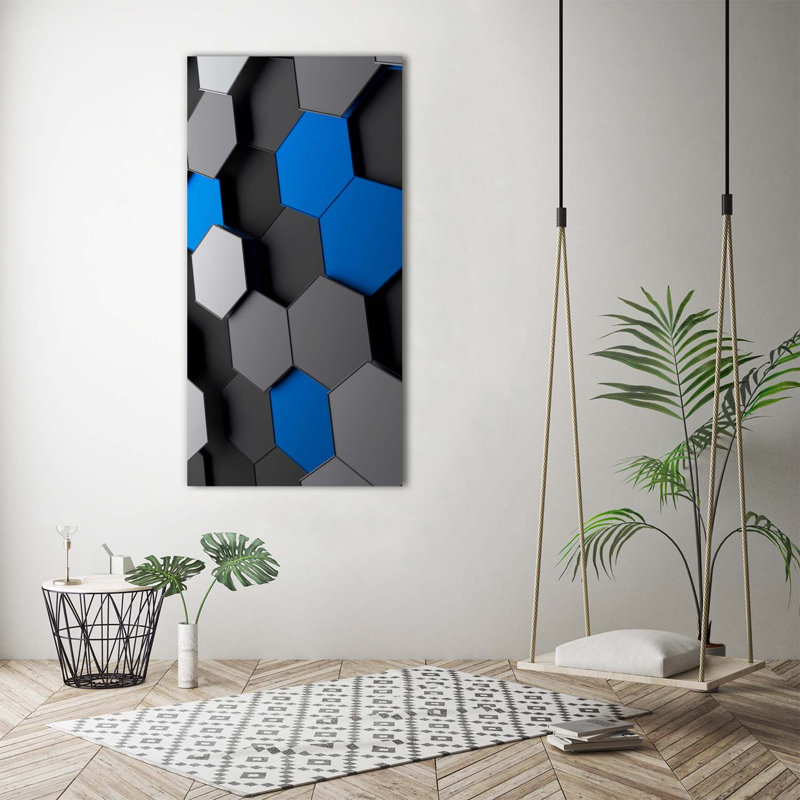 3D Abstraction - Wrapped Canvas Print