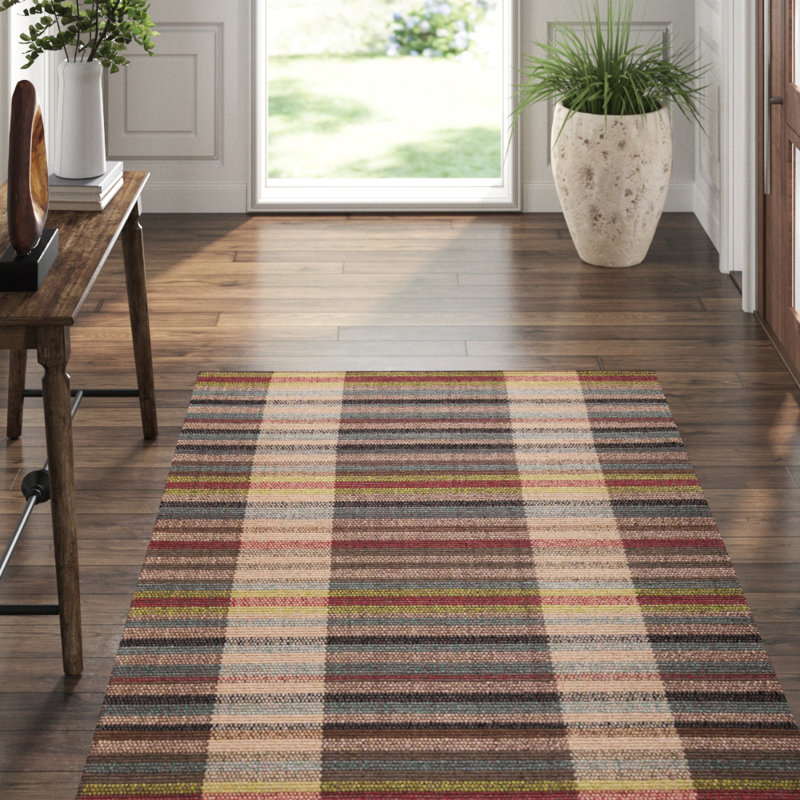 Swedish Rag Handwoven Indoor/Outdoor Rug, Rectangle 7'6" x 9'6"