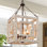 Lustre de style campagnard moderne à 4 lumières l 14 po Maestre