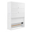 Lit escamotable double pleine grandeur avec tablettes-1285871766
