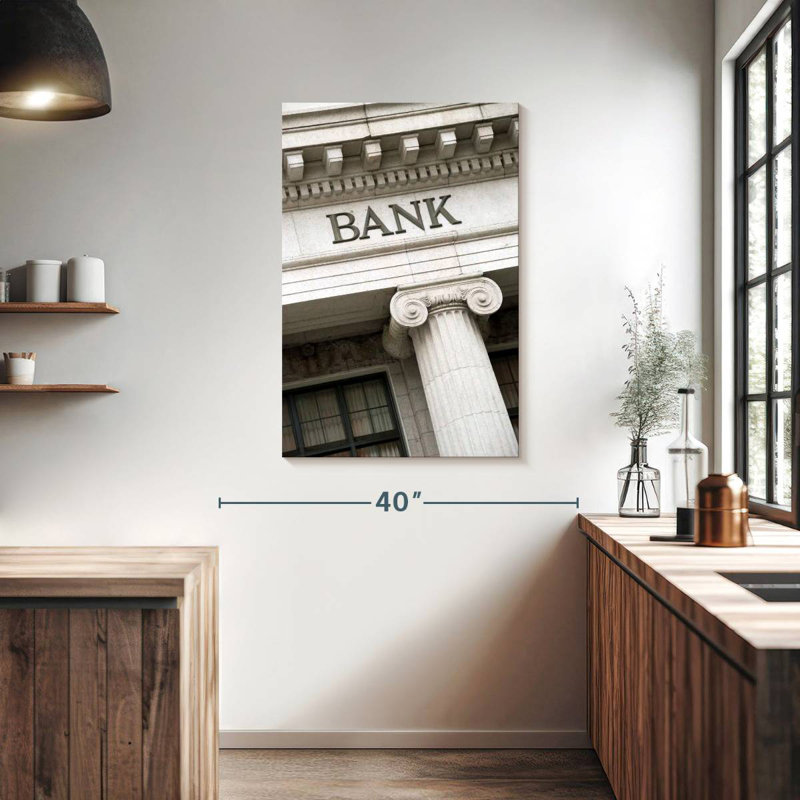 Old Bank, H 39 po x l 26 po