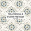 Ensemble de literie à motif abstrait 3 pièces - Ensemble de housse de couette bohémien moderne beige boho mandala-124208866