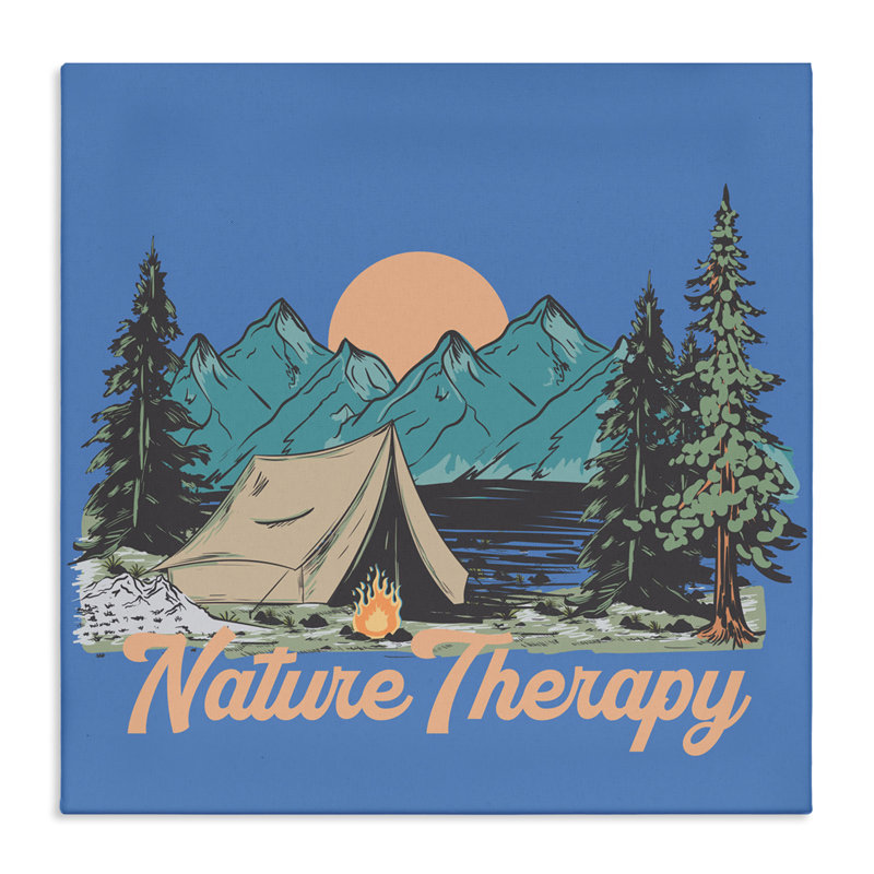 Toile de campement Vintage Therapie, design par Jedco Brands, Inc., H 17 po x l 17 po
