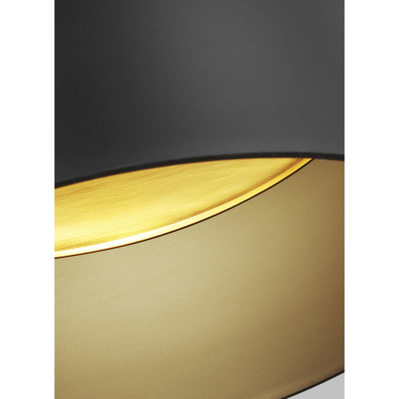 Foundry 1 - Light LED Flush Mount, Nightshade Black