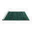 Tapis turquoise lavable à la machine Abstract 4787-602699018