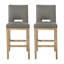 2 pièces tabourets de bar et chaises