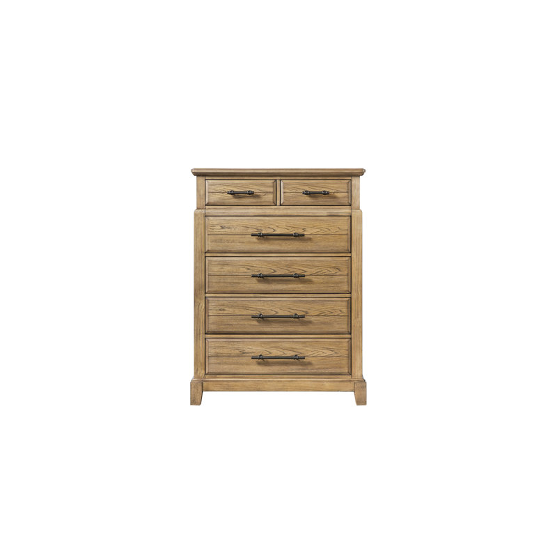 Commode 6 tiroirs - Finition caramel