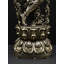 Statue de Krishna en laiton fabriquée à la main 11 pouces avec flûte