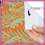 Rideaux de douche Orange Ocean Waves-1534461495