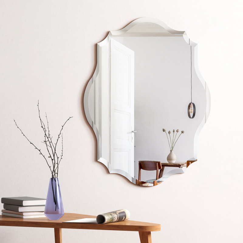 Brilliana Scalloped Mirror, 30" x 40"