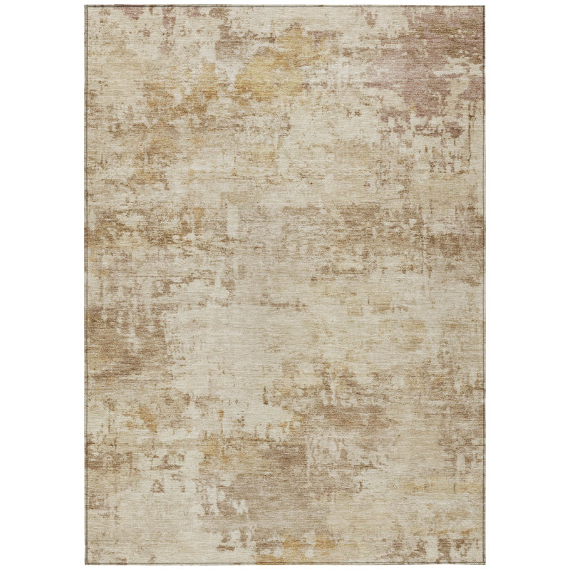 Machine Washable Indoor/Outdoor Chantille ACN2371 Abstract Rug, Rectangle 3' x 5'