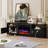 70" TV Stand with 23" Electric Fireplace-520936662