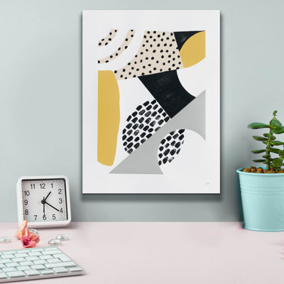 «Luminous Tumble 2 Yellow» par Laura Marshall, art mural sur toile